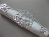 ESTATE WIDE .36CT DIAMOND 18K WHITE GOLD 3D OPEN FILIGREE ETOILE FLOWER BRACELET