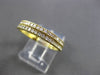 ESTATE .46CT DIAMOND 18KT YELLOW GOLD SHARED PRONG STACKABLE DOUBLE RING #23708