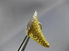 ESTATE LARGE .52CT DIAMOND 18K 2 TONE GOLD HANDCRAFTED CONE FUN CLIP ON EARRINGS