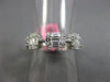 WIDE 1.53CT DIAMOND 18KT WHITE GOLD 3D SQUARE ETERNITY WEDDING ANNIVERSARY RING