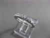 ANTIQUE .50CT DIAMOND 14KT WHITE GOLD FILIGREE ETERNITY ANNIVERSARY RING #23867