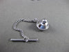 ESTATE .30CT DIAMOND 14KT WHITE & YELLOW GOLD PAVE " MC " INITIAL PIN #23769