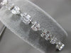 ESTATE WIDE 2.89CT DIAMOND 18KT WHITE GOLD 3D MULTI SHAPE SQUARE HEART BRACELET