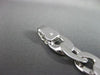 ESTATE WIDE 14KT WHITE GOLD SOLID HANDCRAFTED ITALIAN CLASSIC BRACELET #22778