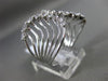 ESTATE LARGE .88CT DIAMOND 18KT WHITE GOLD MULTI ROW BUTTERFLY TENSION FUN RING