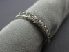 ESTATE .60CT DIAMOND 14KT WHITE GOLD 3D ETERNITY FILIGREE ANNIVERSARY RING #7831