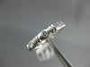 .24CT DIAMOND 14KT WHITE GOLD 3D ETERNITY ETOILE WEDDING ANNIVERSARY RING #2043