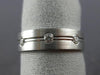 ESTATE WIDE .34CT DIAMOND 14KT WHITE GOLD 3D CLASSIC ETOILE ETERNITY RING #12149
