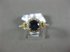 ESTATE 1.22CT DIAMOND & AAA ALEXANDRITE 14K YELLOW GOLD FILIGREE ENGAGEMENT RING