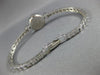 ESTATE BENRUS .75CT OLD MINE DIAMOND 14K WHITE GOLD 3D ROUND TENNIS WATCH #26622