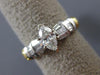 ANTIQUE .87CT DIAMOND 14K TWO TONE GOLD CLASSIC MARQUISE ENGAGEMENT RING #22424