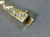 ANTIQUE WIDE 2.30CT DIAMOND 14KT YELLOW GOLD WAVE ZIG ZAG TENNIS BRACELET #19746