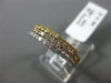 ESTATE .64CT DIAMOND 18K TRI COLOR GOLD OPEN FILIGREE STACKABLE ANNIVERSARY RING