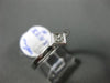 ESTATE .15CT PRINCESS DIAMOND 14K WHITE GOLD 3D SOLITAIRE BEZEL ENGAGEMENT RING