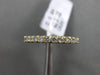 ESTATE .84CT ROUND DIAMOND 14KT YELLOW GOLD 3D CLASSIC WEDDING ANNIVERSARY RING