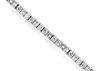 ESTATE 2.0CT ROUND DIAMOND 14KT WHITE GOLD 3D CLASSIC SEMI BEZEL TENNIS BRACELET