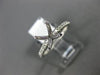 ESTATE .19CT DIAMOND 14KT WHITE GOLD 3D SEMI ETERNITY SEMI MOUNT ENGAGEMENT RING