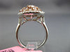 ESTATE WIDE 2.0CT MULTI COLOR DIAMOND 18KT WHITE & ROSE GOLD 3D ANNIVERSARY RING