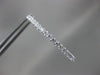ESTATE LARGE 1.13CT DIAMOND 18KT WHITE GOLD 3D INSIDE OUT ROUND HANGING EARRINGS