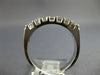 .53CT DIAMOND 14KT WHITE GOLD 3D 7 STONE PRINCESS WEDDING ANNIVERSARY RING #1223