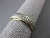 ESTATE 14KT WHITE & YELLOW GOLD CLASSIC SOLID WEDDING BAND RING 6mm #23222