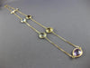 ESTATE LARGE 16.21CT AAA MULTI GEM 14K YELLOW GOLD TEAR DROP PEAR SHAPE NECKLACE