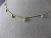 ESTATE .50CT DIAMOND 14KT YELLOW GOLD CLASSIC BY THE YARD FLOATING LOVE NECKLACE