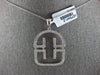 ESTATE LARGE .60CT DIAMOND 18KT WHITE GOLD 3D FLEXIBLE HOUSE PENDANT