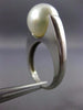 ESTATE LARGE AAA SOUTH SEA PEARL PLATINUM 3D CLASSIC FRIENDSHIP LOVE RING #26405
