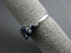 ESTATE 1.27CT DIAMOND & SAPPHIRE 14KT WHITE GOLD MULTI SHAPE INFINITY LOVE RING