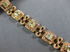 ESTATE 7.26CT WHITE & PINK DIAMOND 18KT ROSE GOLD HALO FILIGREE TENNIS BRACELET
