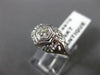 ANTIQUE .15CT DIAMOND 14KT WHITE GOLD 3D CLASSIC FILIGREE ENGAGEMENT RING #19970