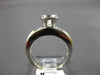 .34CT DIAMOND 18K 2 TONE GOLD ROUND SEMI BEZEL SEMI MOUNT ENGAGEMENT RING #ELV42