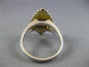 ESTATE LARGE .86CT DIAMOND 18K 2 TONE GOLD 3D FILIGREE MILGRAIN ANNIVERSARY RING