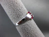 ESTATE WIDE 1.91CT DIAMOND & AAA RUBY 18KT TWO TONE GOLD ETOILE ANNIVERSAY RING