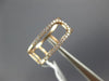 ESTATE WIDE .15CT ROUND DIAMOND 14KT ROSE GOLD 3D CLASSIC DOUBLE ROW FUN RING