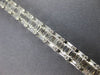 ESTATE 4.81CT ROUND & BAGUETTE DIAMOND 18K WHITE GOLD 3D CLASSIC TENNIS BRACELET