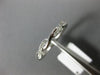 ESTATE .15CT DIAMOND 14KT WHITE GOLD 3D INFINITY SEMI ETERNITY ANNIVERSARY RING