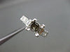 ESTATE 1.05CT DIAMOND 14KT WHITE GOLD PYRAMID SEMI MOUNT ENGAGEMENT RING #22419