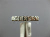 .53CT DIAMOND 14KT WHITE GOLD 3D 7 STONE PRINCESS WEDDING ANNIVERSARY RING #1223