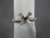 ESTATE .56CT DIAMOND 14KT WHITE GOLD CLASSIC 8 PRONG SEMI MOUNT ENGAGEMENT RING