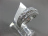 WIDE 1.92CT ROUND & BAGUETTE DIAMOND 18KT WHITE GOLD SEMI ETERNITY WEDDING RING