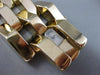 ANTIQUE EXTRA WIDE & LONG 14KT YELLOW GOLD 3D HANDCRAFTED BRACELET #24648