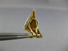 ESTATE LARGE .52CT DIAMOND 18K 2 TONE GOLD HANDCRAFTED CONE FUN CLIP ON EARRINGS