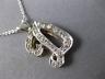 .30CT ROUND DIAMOND 14K TWO TONE GOLD CLASSIC SCRIPT "D" INITIAL PENDANT #20642