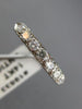 ANTIQUE .30CT OLD MINE DIAMOND 14KT WHITE GOLD FILIGREE ANNIVERSARY RING #19533