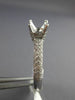 ESTATE .69CT DIAMOND 14KT WHITE GOLD CLASSIC 4 PRONG SEMI MOUNT ENGAGEMENT RING
