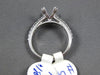 ESTATE .56CT DIAMOND 14KT WHITE GOLD CLASSIC 8 PRONG SEMI MOUNT ENGAGEMENT RING