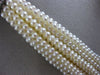 ESTATE EXTRA LARGE .60CT DIAMOND & AAA PEARL 18KT BLACK GOLD 3D TASSLE NECKLACE