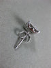 ESTATE .37CT DIAMOND 14KT WHITE GOLD CLASSIC SQUARE FLOWER CLUSTER STUD EARRINGS
